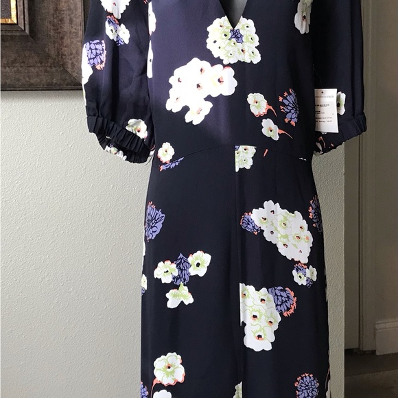 NWT LEWIT NAVY NIGHT POSIE DRESS SIZE 12 - Picture 8 of 13